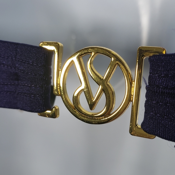 Victoria Secret Navy Blue Swim Bikini Top Size 36D - Picture 6 of 6